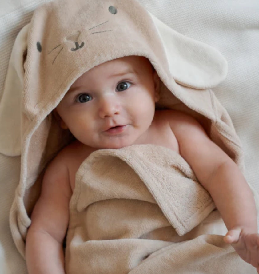 Brown Bunny Bath Wrap