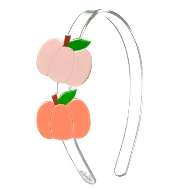Acrylic Headband - Double Pumpkins Pastel
