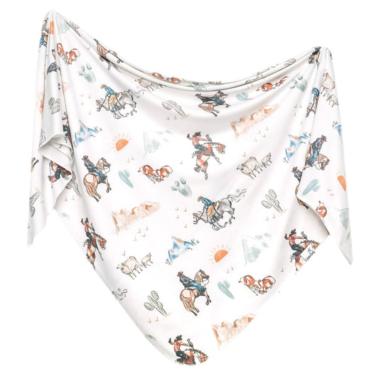 Knit Swaddle Blanket | Boone