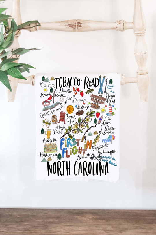 North Carolina Tea Towel