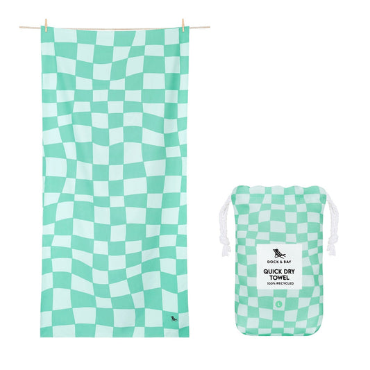 D&B Quick Dry Towel | Check Mate