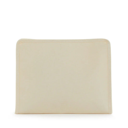 Medium Roadie Zip Pouch | Coated Canvas Natural