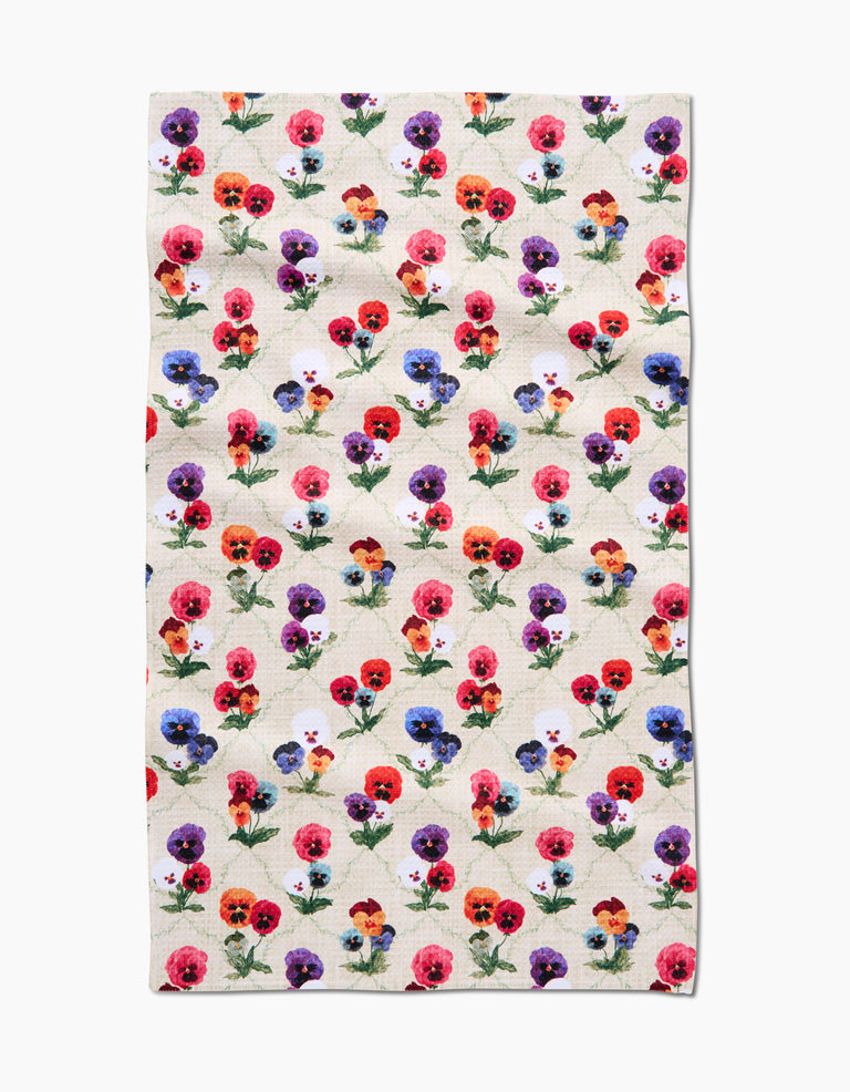 Tea Towel | Bunch of Pansies