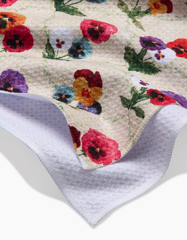 Tea Towel | Bunch of Pansies