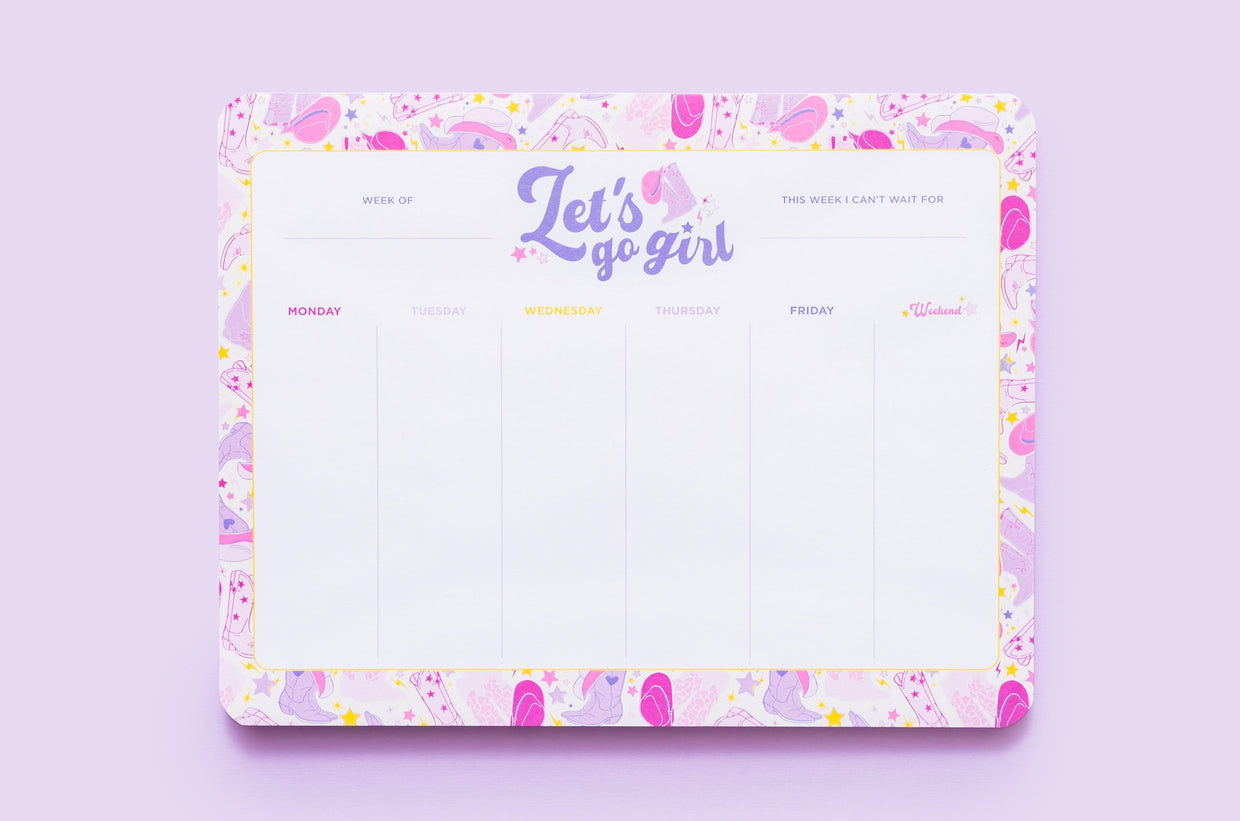 Weekly Planner | Let's Go Girl