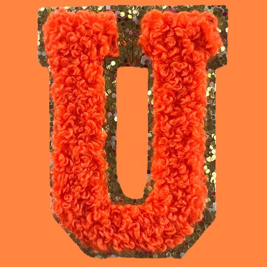 Individual Letter Patch - Orange