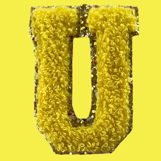 Individual Letter Patch - Yellow
