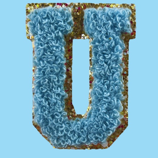 Individual Letter Patch - Blue