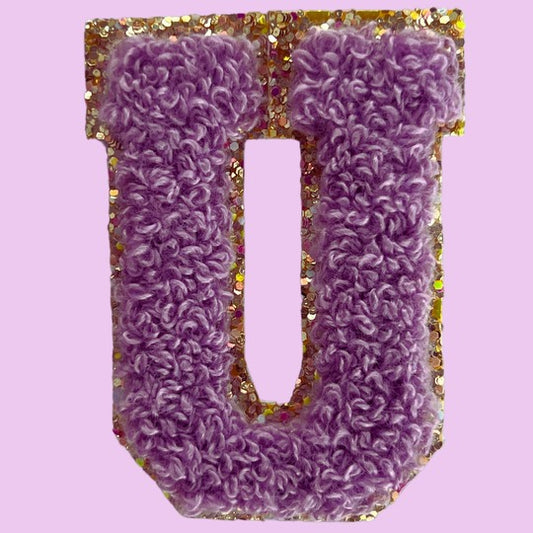Individual Letter Patch - Purple