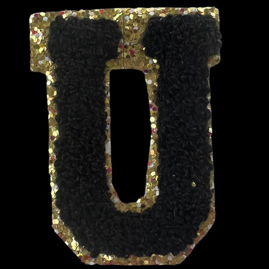 Individual Letter Patch - Black