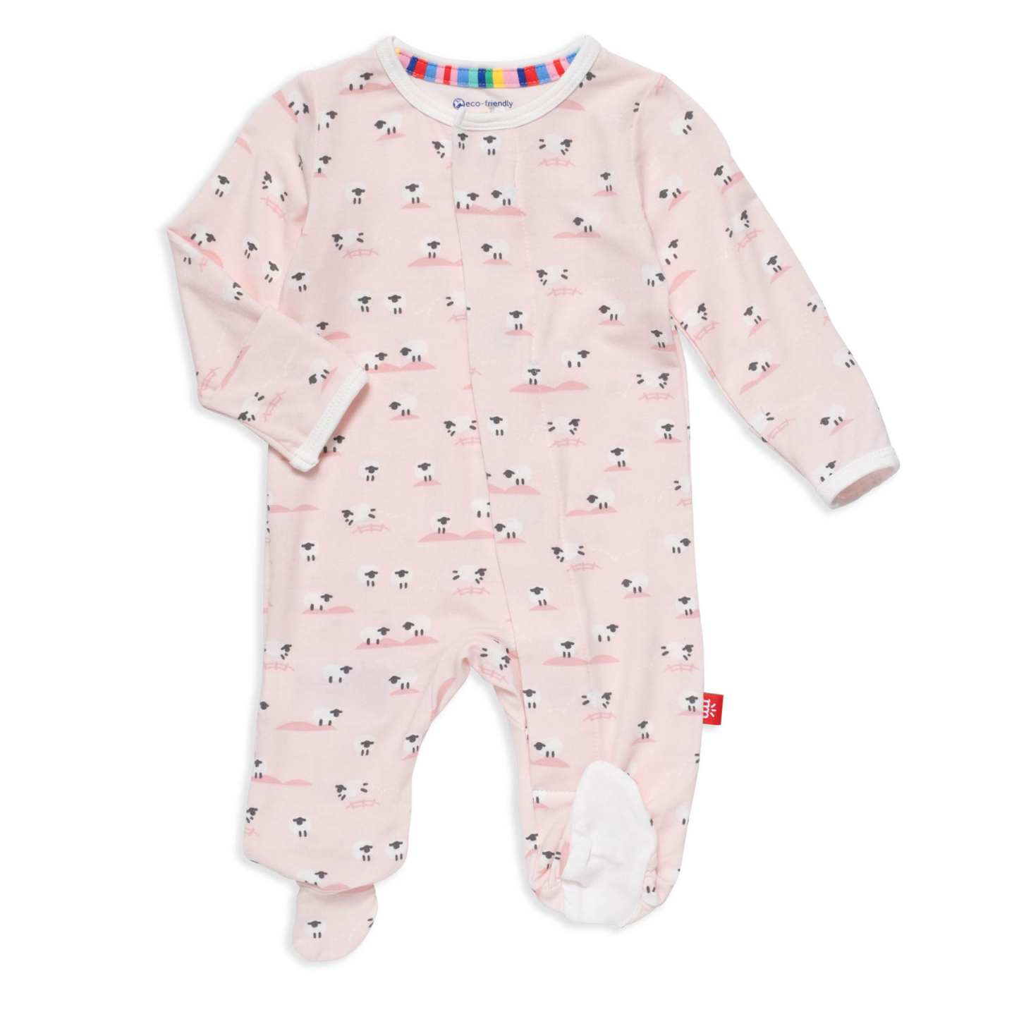 Baa Baa Magnetic Footie - Pink