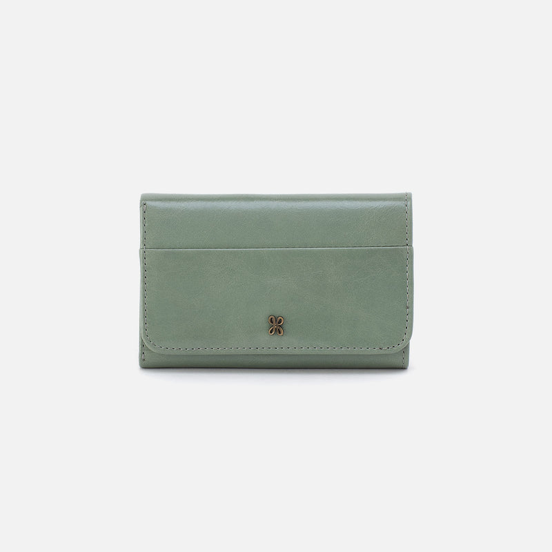 Jill | Trifold Wallet | Jade