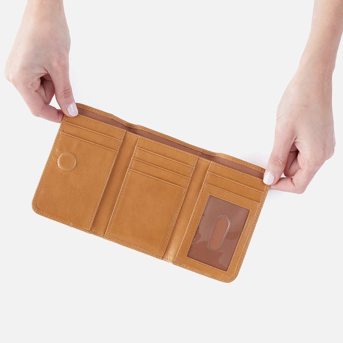 Jill Trifold Wallet - Natural