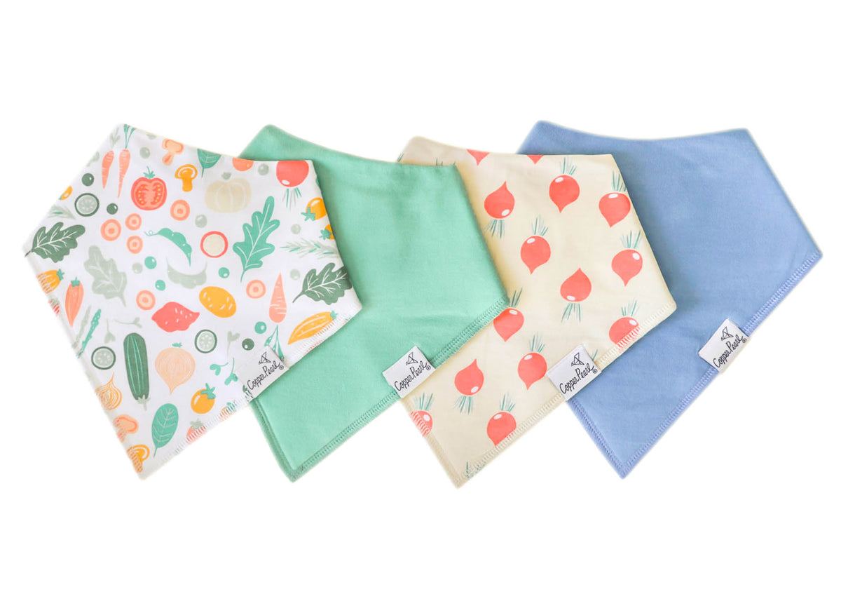 Baby Bandana Bib Set | Veggies