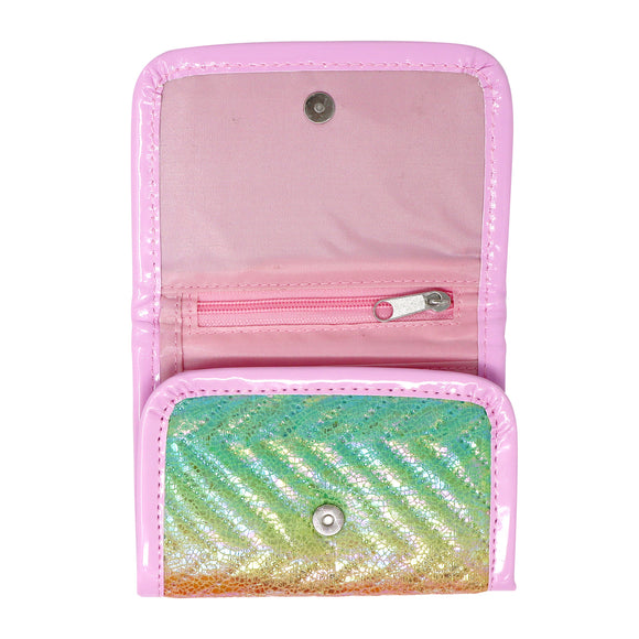Unicorn Dreamer Quilted Rainbow Wallet
