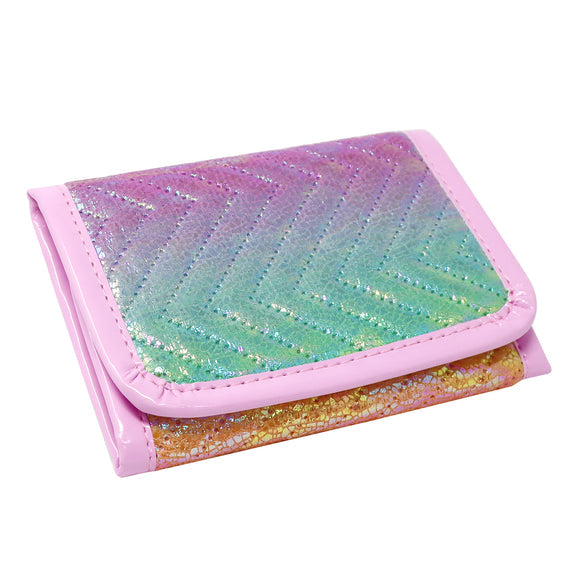 Unicorn Dreamer Quilted Rainbow Wallet