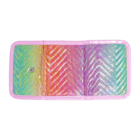 Unicorn Dreamer Quilted Rainbow Wallet
