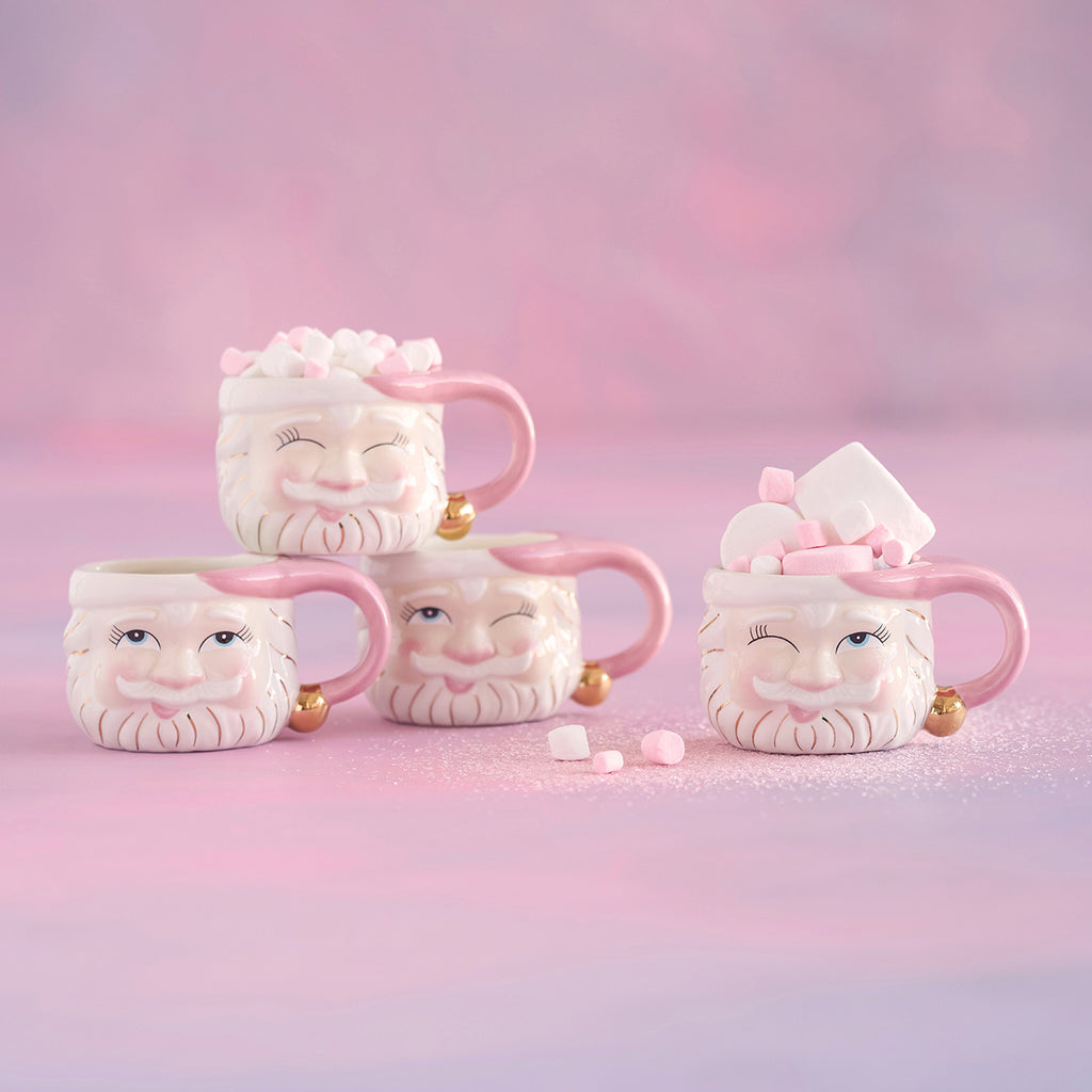 Papa Noel Pink Mug | Assorted Styles