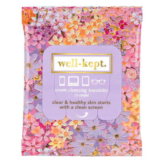 Screen Cleansing Towelettes | Flower Power