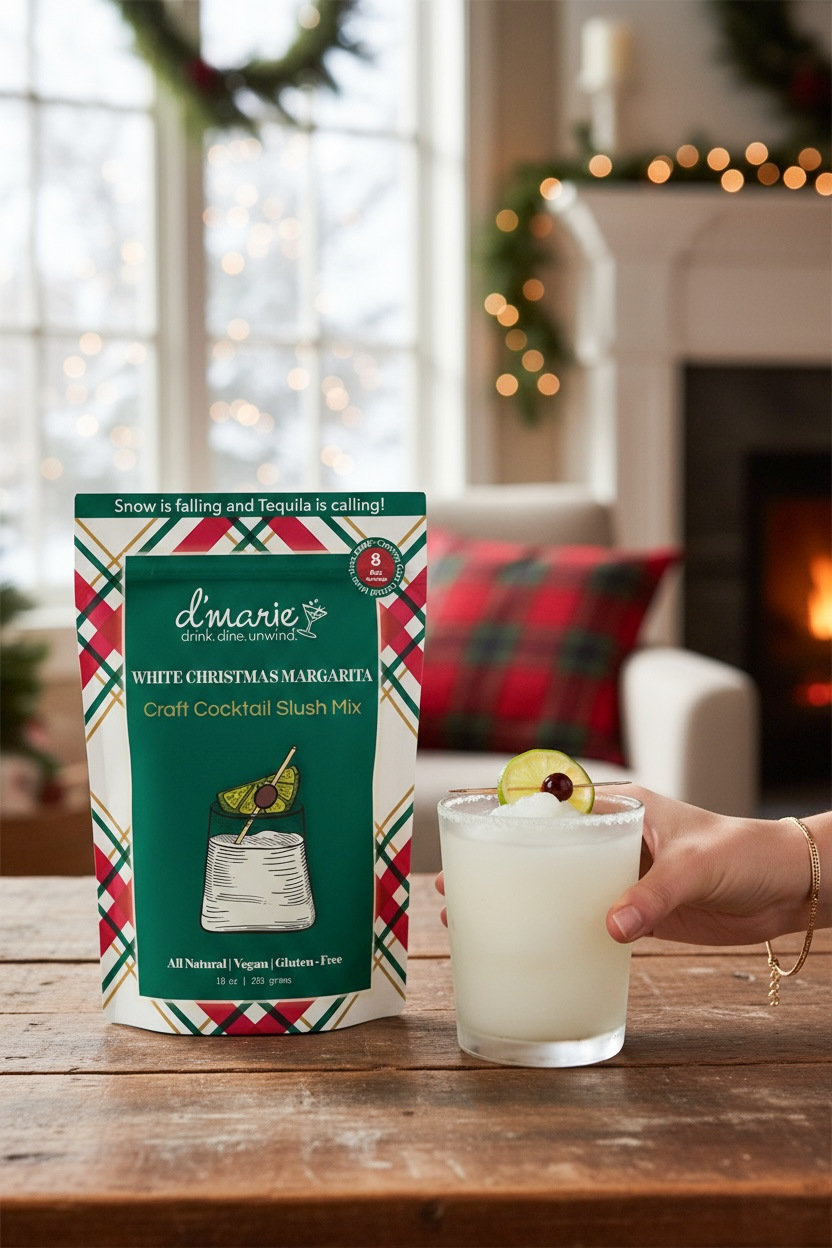 Cocktail Slush Mix | White Christmas Margarita
