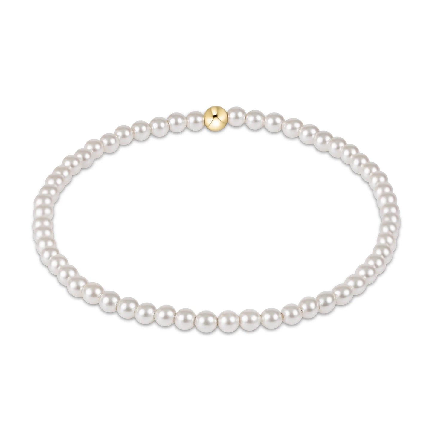 egirl | Classic Pearl 3mm Bead Bracelet