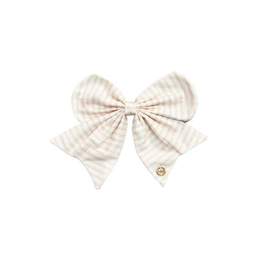 Magnetic Bow | Pink Stripe
