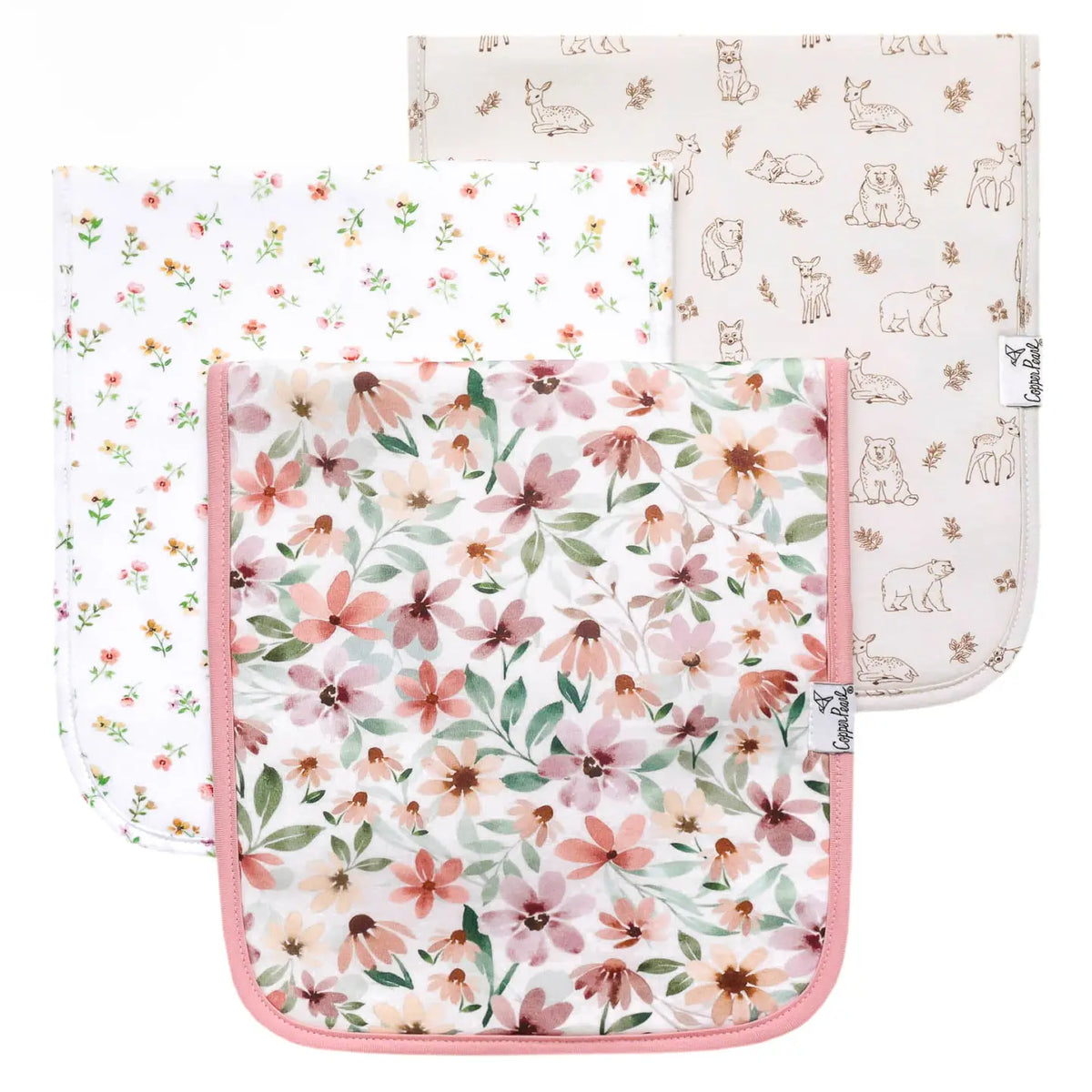 Burp Cloth Set | Natalie