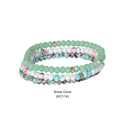 Bracelet Set - Snow Cone