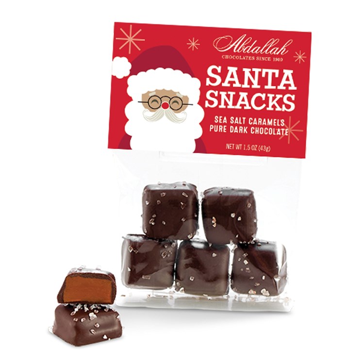 Santa Snacks | Dark Sea Salt Caramels
