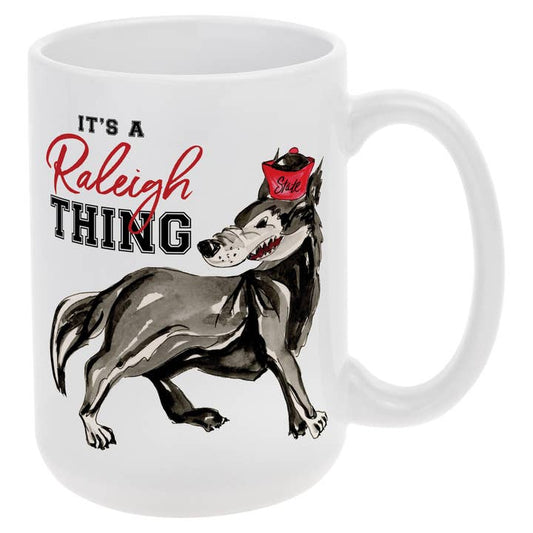 Red Wolf Collegiate Ceramic Mug