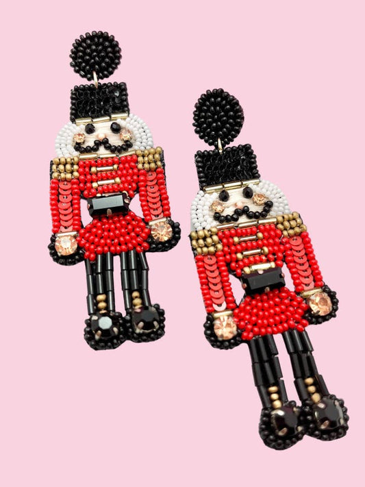 Beaded Earrings | Nutcracker