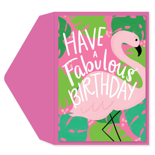 Fabulous Flamingo Card