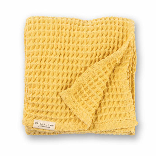 Waffle Baby Blanket | Sunshine Yellow