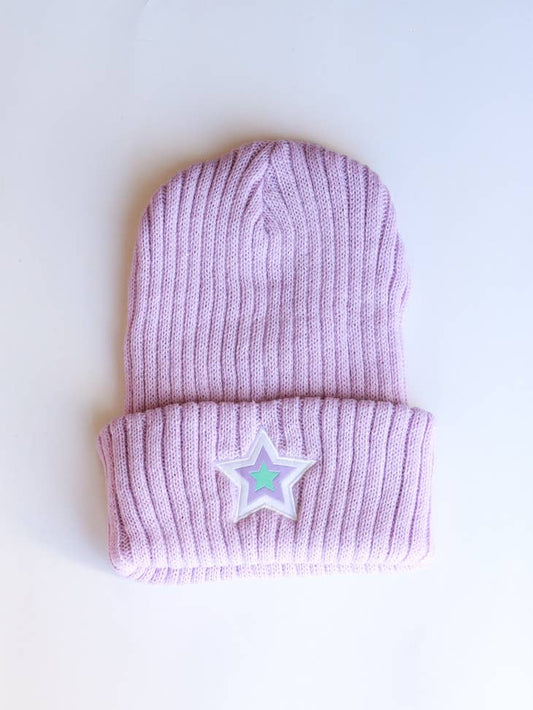 XOXO | Lavender Star Beanie