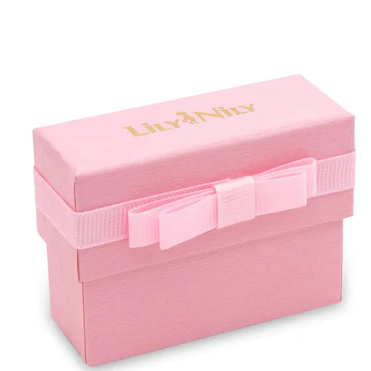 Link Bracelet | Gold | Four Leaf Clover | Pink