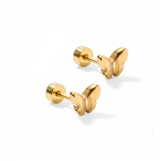 Screwback Stud Earrings | Bella Butterfly
