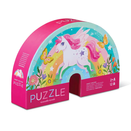 12-Piece Shaped Box Puzzle | Sweet Unicorn