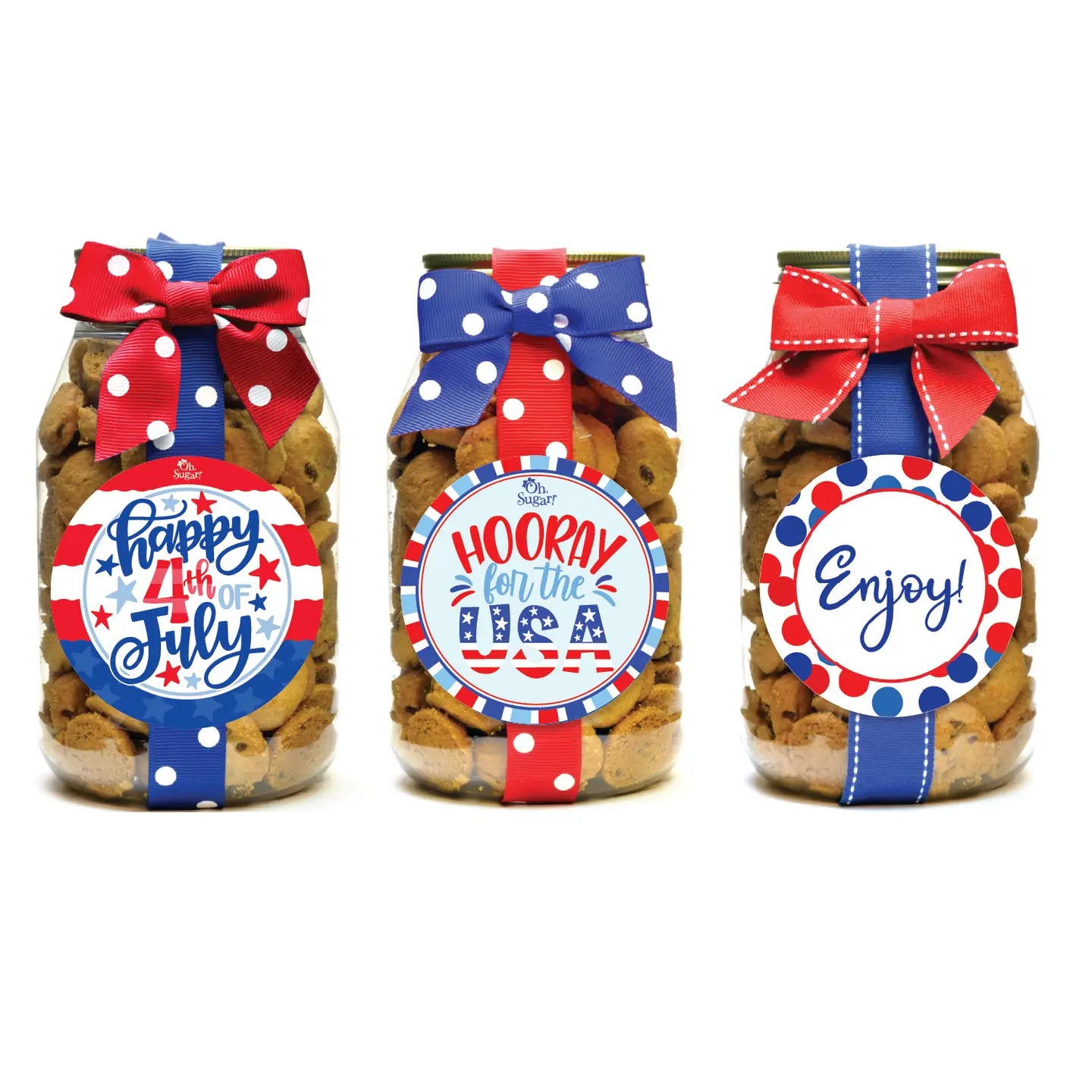 Quart Jar | Chocolate Chip | 4th of July