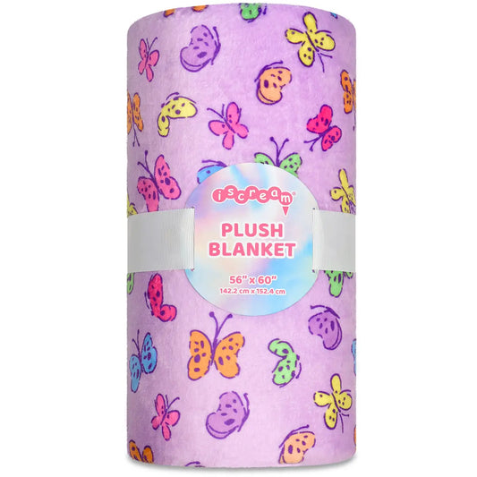 Bright Butterflies Plush Blanket