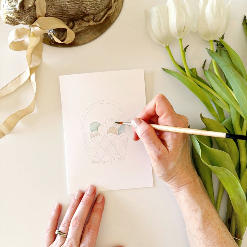 Paintable Notecards | Easter