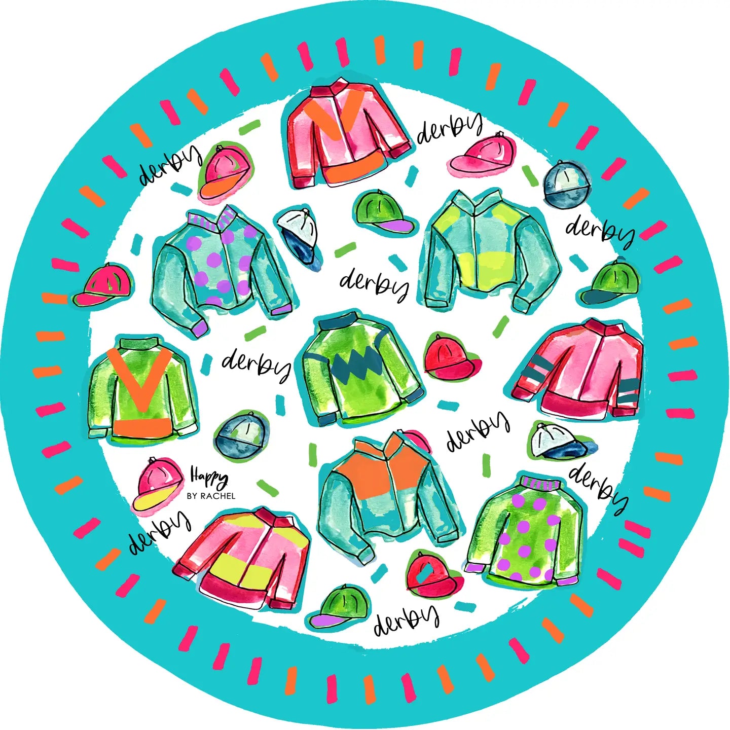 Derby Melamine Plate