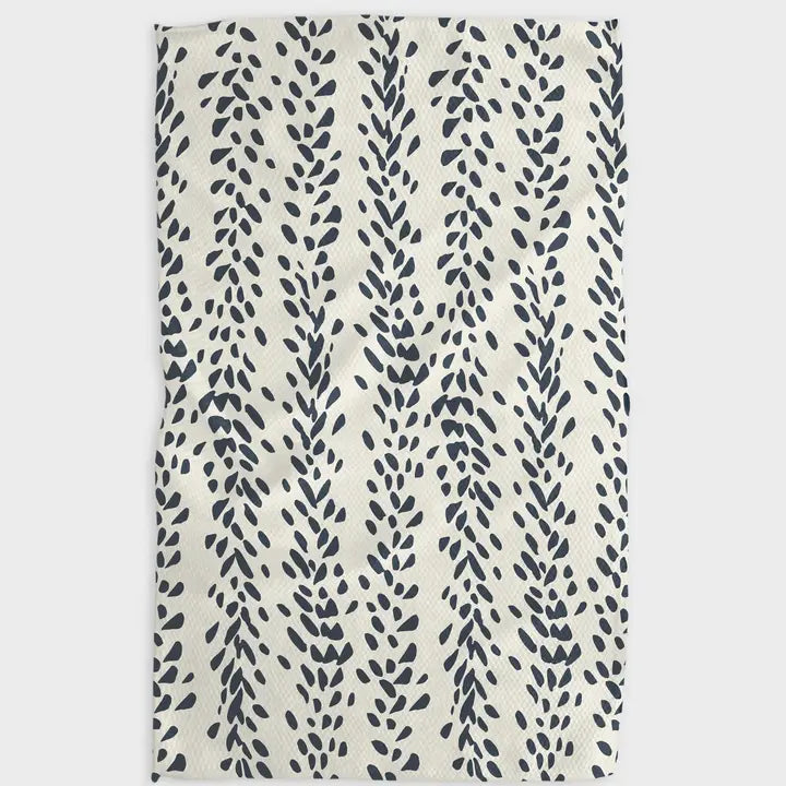 Tea Towel | Reeds Printed Midnight