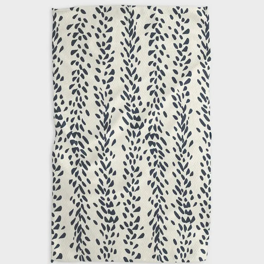 Tea Towel | Reeds Printed Midnight