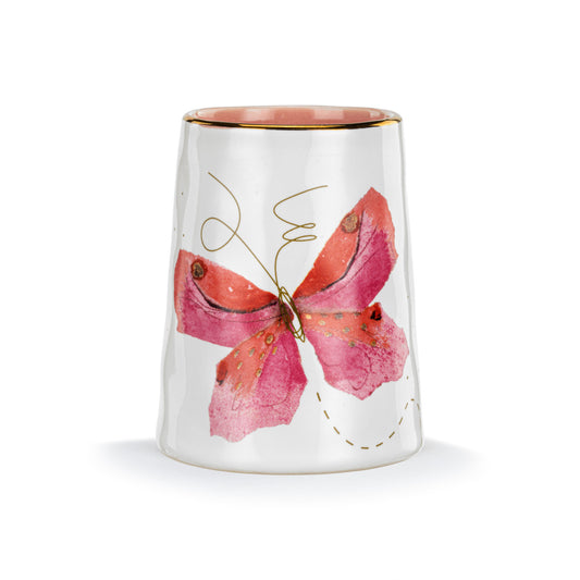 Picked With Love Vase | Pink Butterfly