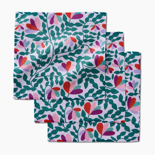 Dishcloth Set | Spring Wavy Leaves