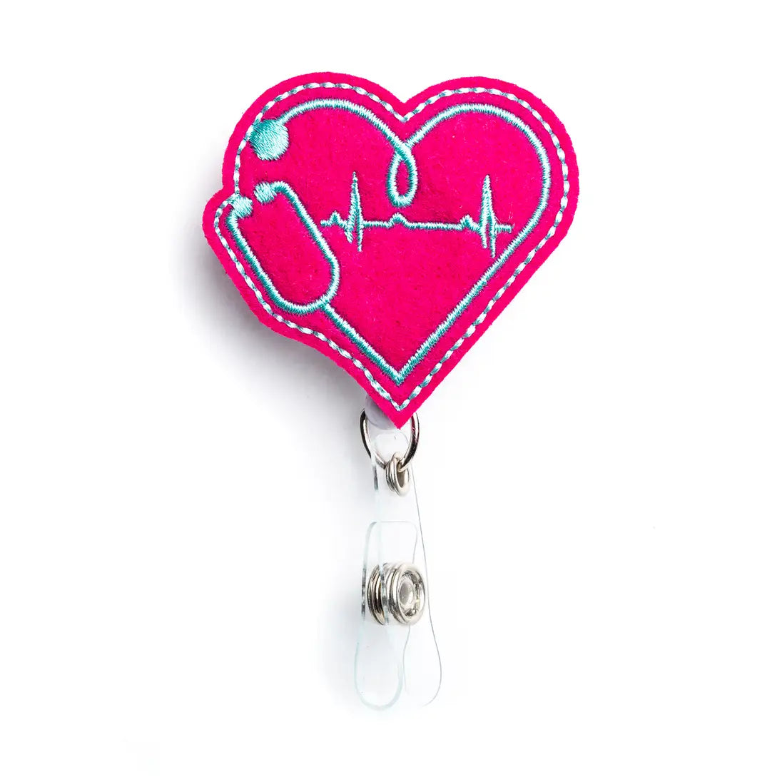Ekg Heart | Nurse Badge Reel Holder