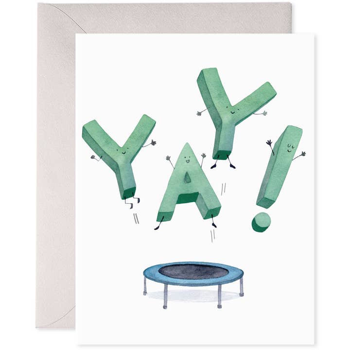 Greeting Card | Birthday | Jumping Yay