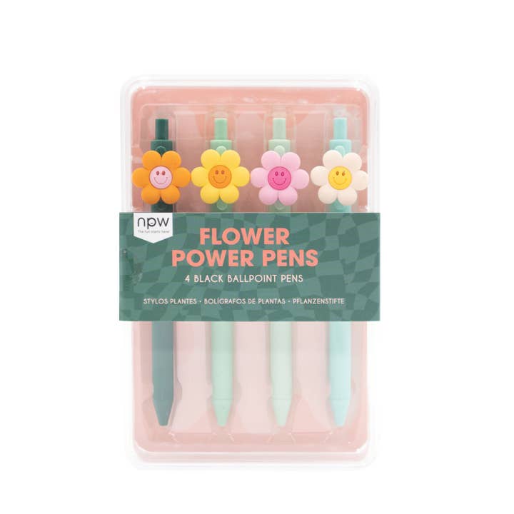 Flower Power Pens | 4-Pack
