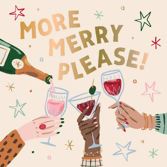 Cocktail Napkins | More Merry Please