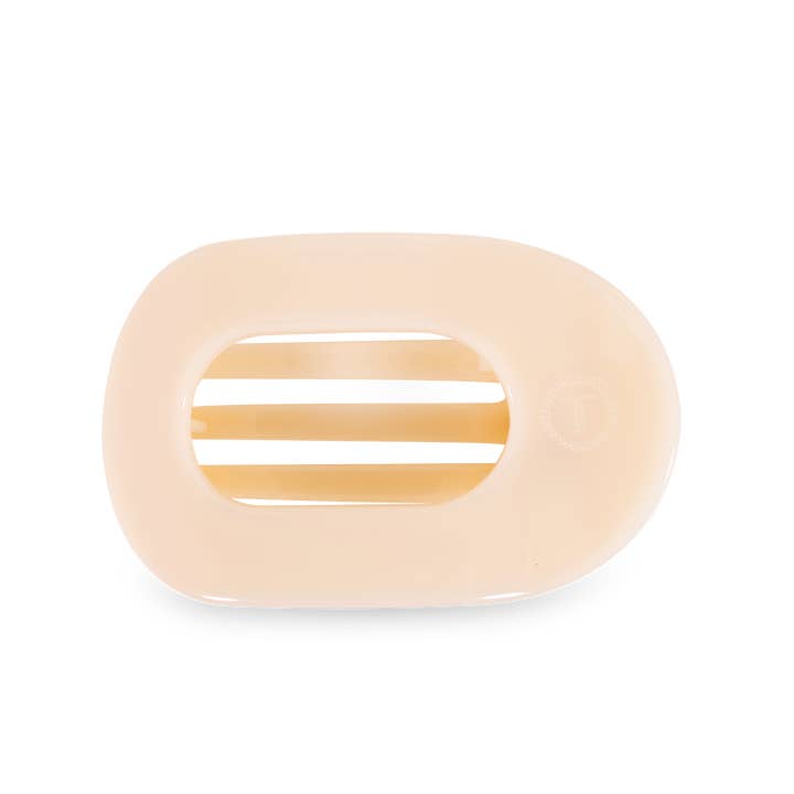 Teleties | Almond Beige | Flat Round Clip | Assorted Sizes